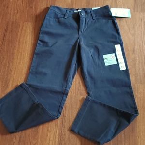 NWT Lee Relaxed Fit Women's Navy Twill Pants - 4S